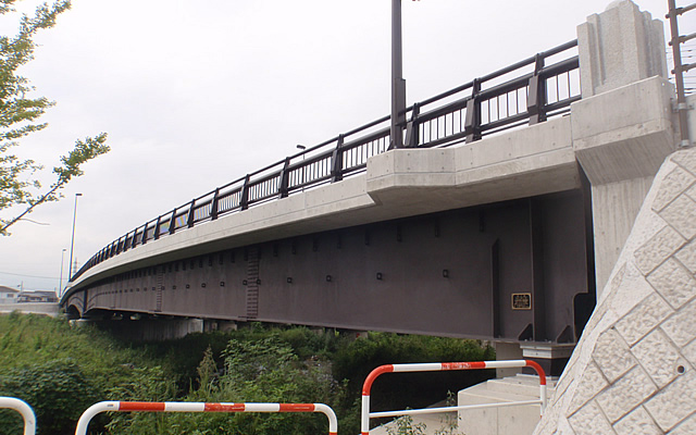 画像 (一般県道山梨市停車場線重川橋橋梁工事(明許))