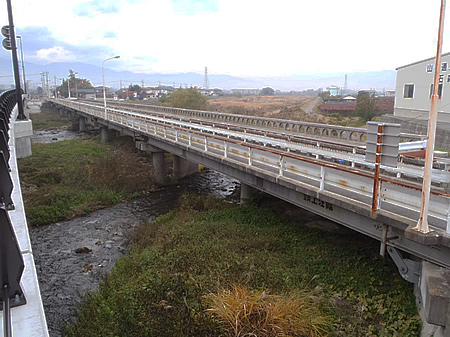 画像 (一般県道山梨市停車場線重川橋旧橋撤去工事(一部債務))